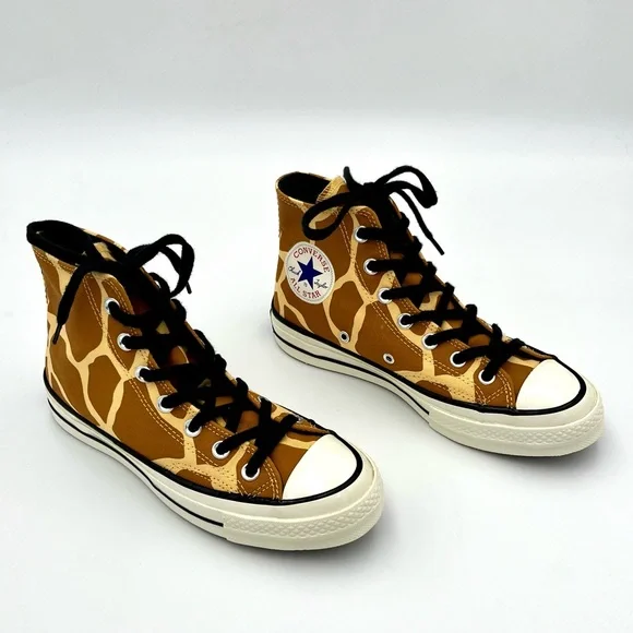 Converse All Star Giraffe Print High-Top Sneakers - Picture 2 of 9